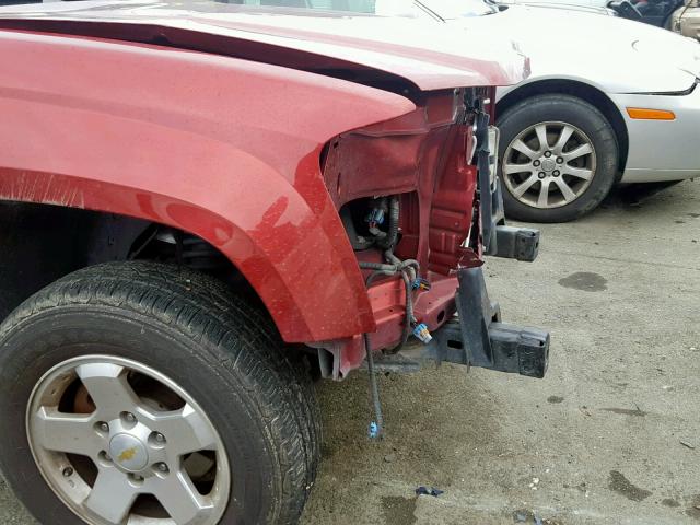 1GCDSCF93B8131219 - 2011 CHEVROLET COLORADO L BURGUNDY photo 9