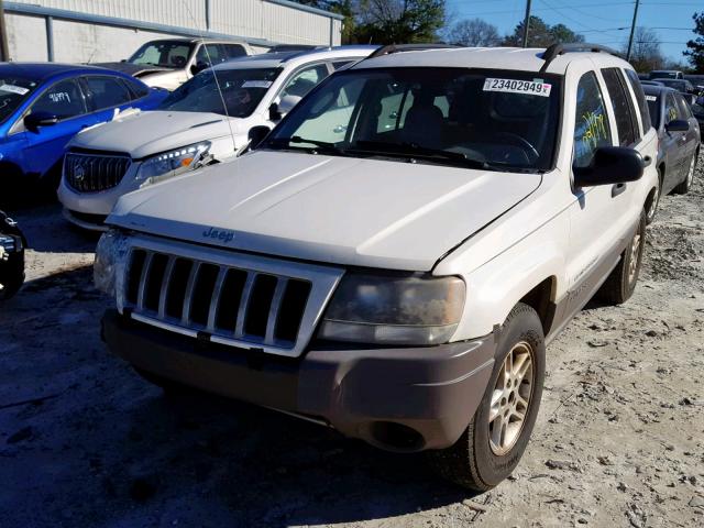 1J4GX48S34C249365 - 2004 JEEP GRAND CHER WHITE photo 2