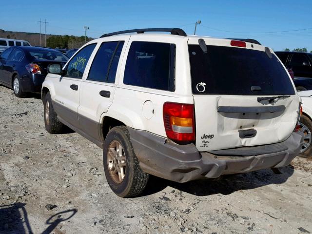 1J4GX48S34C249365 - 2004 JEEP GRAND CHER WHITE photo 3