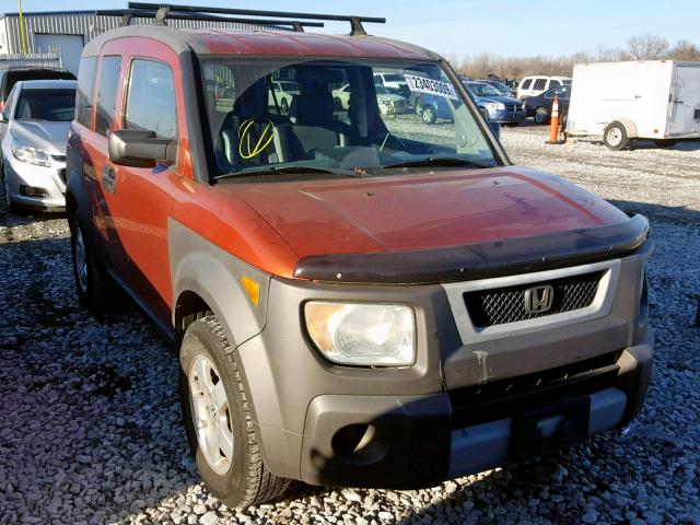 5J6YH28544L012223 - 2004 HONDA ELEMENT EX ORANGE photo 1