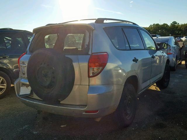 JTMZD33V765018947 - 2006 TOYOTA RAV4 SILVER photo 4