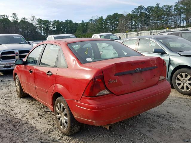 1FAFP343X4W146376 - 2004 FORD FOCUS SE C RED photo 3