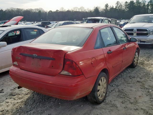 1FAFP343X4W146376 - 2004 FORD FOCUS SE C RED photo 4