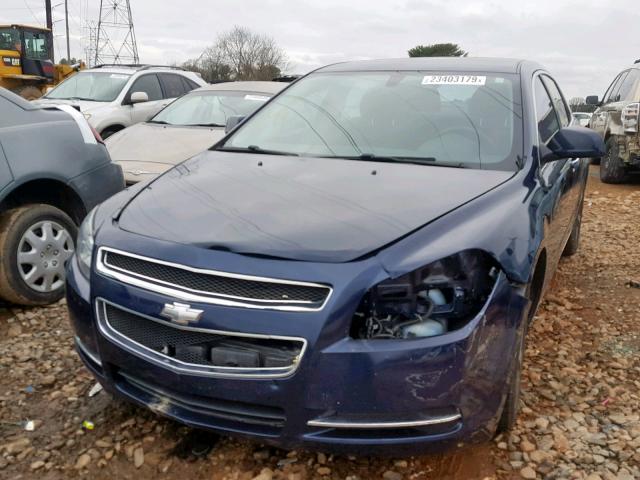 1G1ZC5E14BF359602 - 2011 CHEVROLET MALIBU 1LT BLUE photo 2
