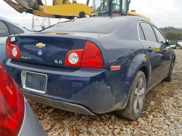 1G1ZC5E14BF359602 - 2011 CHEVROLET MALIBU 1LT BLUE photo 4