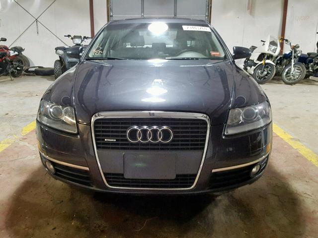 WAUDH74F56N149336 - 2006 AUDI A6 3.2 QUA BLUE photo 9