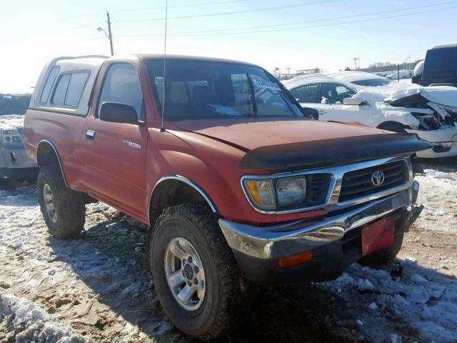 4TAPM62N0VZ273890 - 1997 TOYOTA TACOMA RED photo 1
