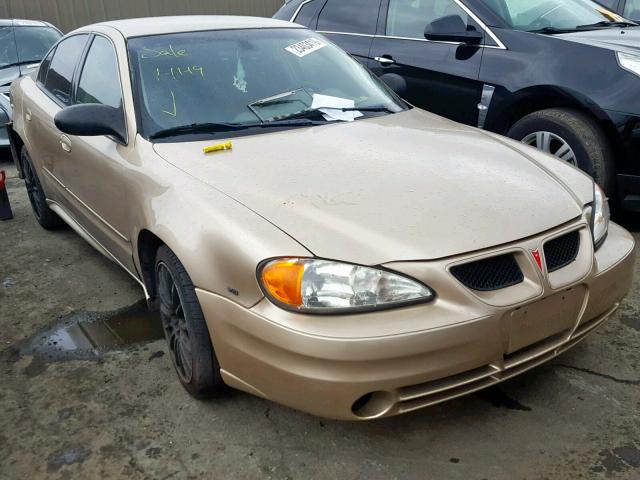 1G2NE52E65M164029 - 2005 PONTIAC GRAND AM S GOLD photo 1