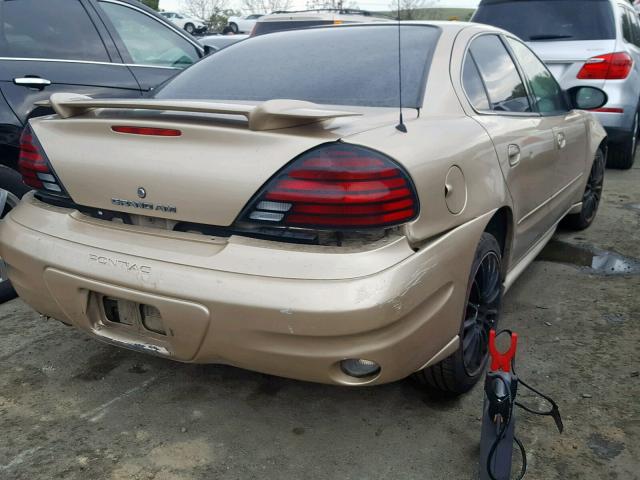 1G2NE52E65M164029 - 2005 PONTIAC GRAND AM S GOLD photo 4