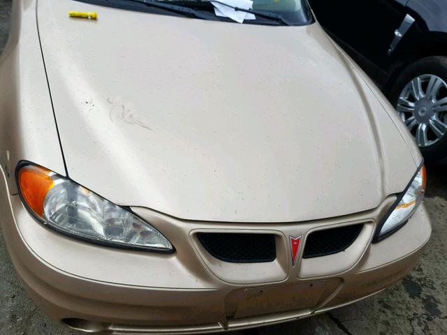 1G2NE52E65M164029 - 2005 PONTIAC GRAND AM S GOLD photo 7