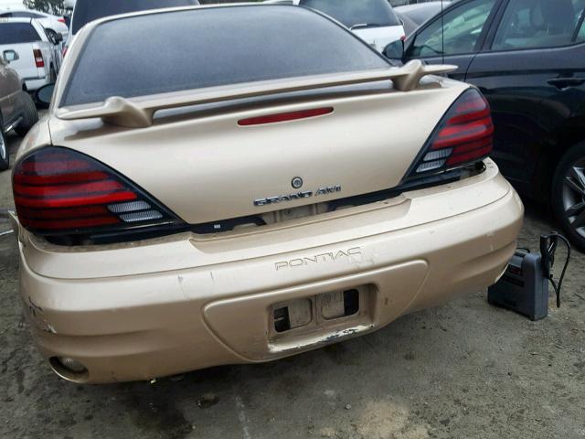 1G2NE52E65M164029 - 2005 PONTIAC GRAND AM S GOLD photo 9