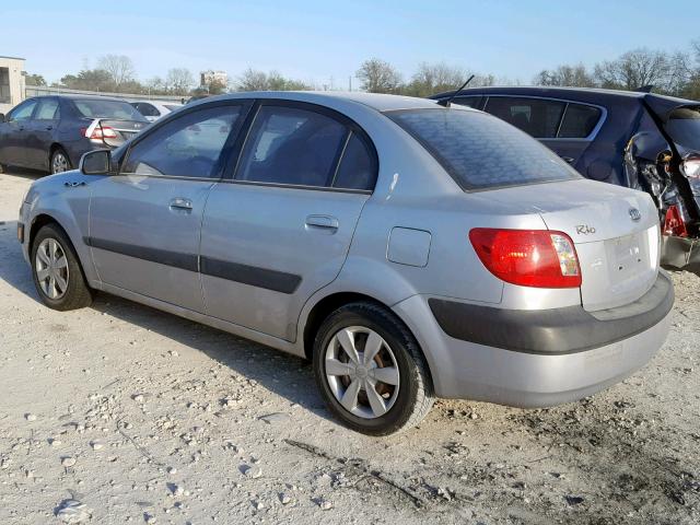 KNADE123266161579 - 2006 KIA RIO SILVER photo 3