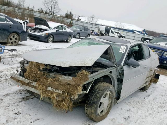 2G1WX15K839373537 - 2003 CHEVROLET MONTE CARL SILVER photo 2