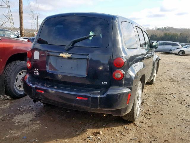 3GNDA13D88S528609 - 2008 CHEVROLET HHR LS Negro foto 4