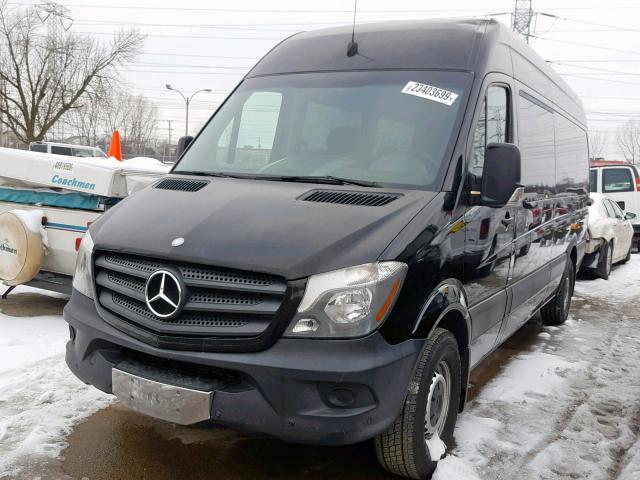 WDZPE8CD0E5887607 - 2014 MERCEDES-BENZ SPRINTER 2 BLACK photo 2