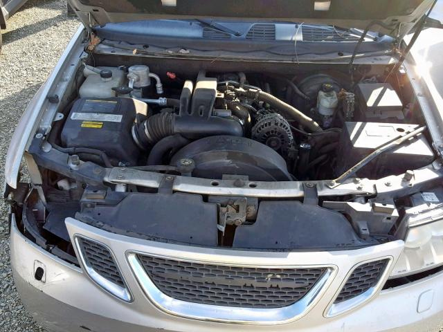 5S3ET13M252800452 - 2005 SAAB 9-7X ARC SILVER photo 7