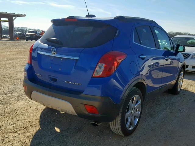 KL4CJCSB2GB612932 - 2016 BUICK ENCORE BLUE photo 4