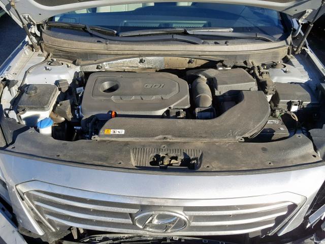 5NPE24AF0FH186287 - 2015 HYUNDAI SONATA SE SILVER photo 7