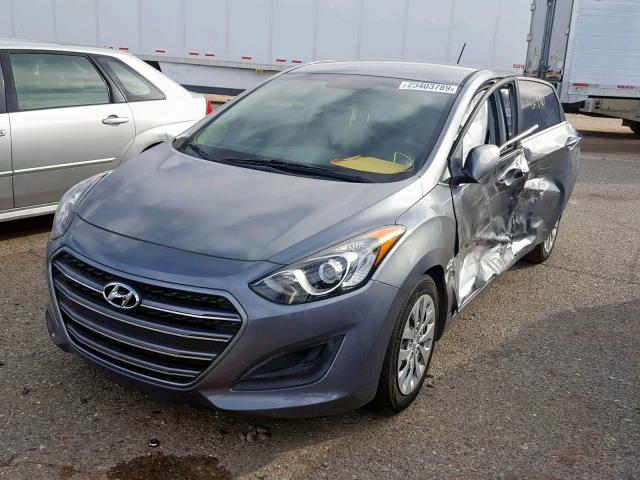 KMHD35LH7GU303766 - 2016 HYUNDAI ELANTRA GT CHARCOAL photo 2