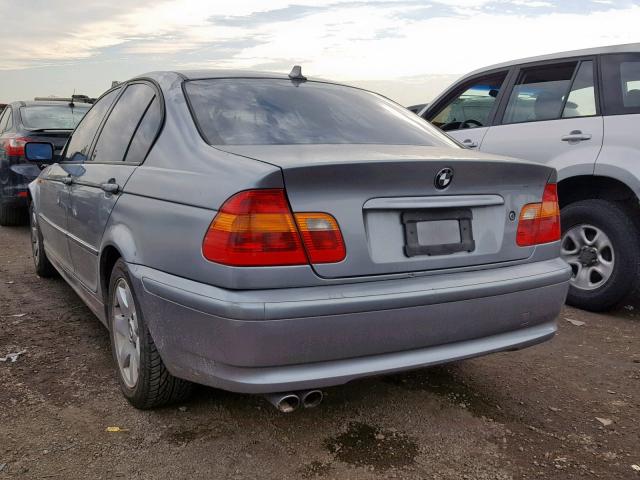 WBAAZ33415KP92162 - 2005 BMW 325 IS SUL SILVER photo 3