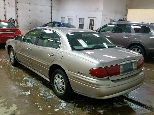 1G4HP54K02U123764 - 2002 BUICK LESABRE CU TAN photo 3