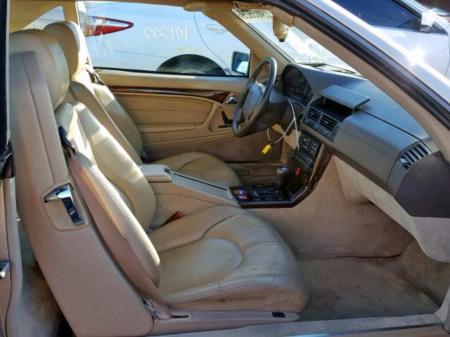 WDBFA67F4TF131324 - 1996 MERCEDES-BENZ SL 500 BEIGE photo 5