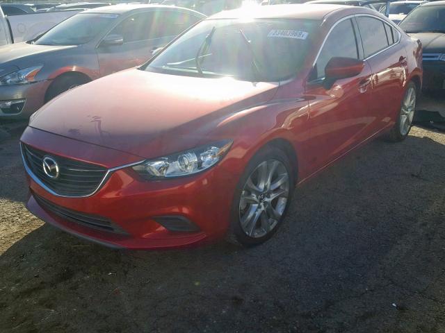 JM1GJ1V6XE1146955 - 2014 MAZDA 6 TOURING RED photo 2