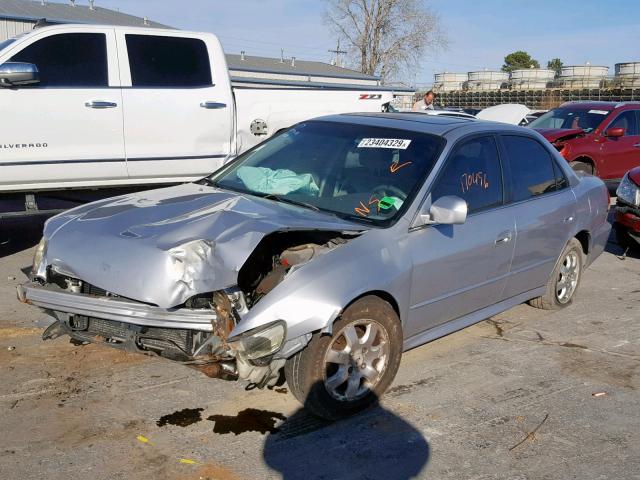 1HGCG56632A067675 - 2002 HONDA ACCORD EX SILVER photo 2