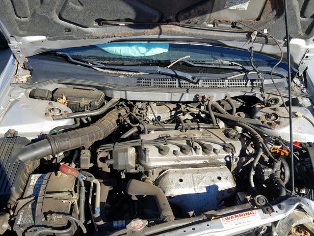 1HGCG56632A067675 - 2002 HONDA ACCORD EX SILVER photo 7