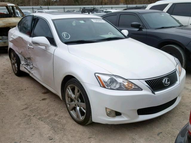 JTHBK262595095581 - 2009 LEXUS IS 250 WHITE photo 1