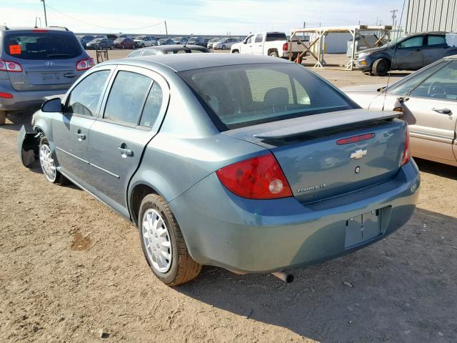 1G1AD5F53A7139176 - 2010 CHEVROLET COBALT 1LT TURQUOISE photo 3