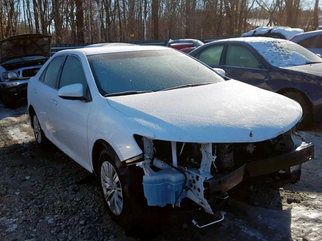 4T4BF1FK7ER360602 - 2014 TOYOTA CAMRY L WHITE photo 1