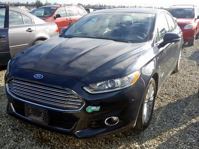 3FA6P0SU1ER151187 - 2014 FORD FUSION TIT GREEN photo 2