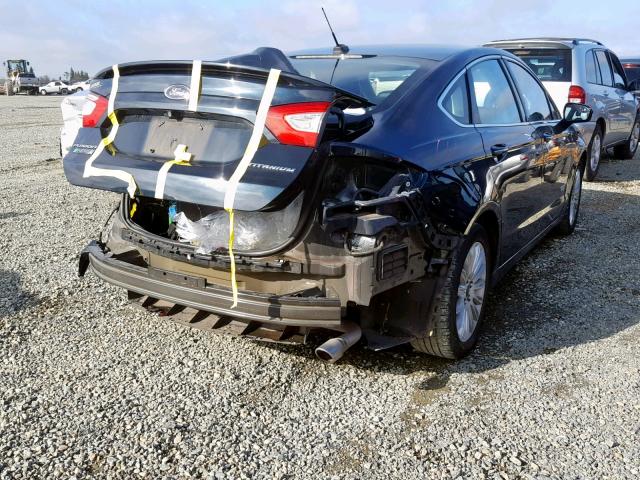 3FA6P0SU1ER151187 - 2014 FORD FUSION TIT GREEN photo 4