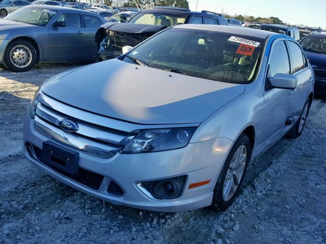 3FAHP0KC1AR193286 - 2010 FORD FUSION SPO SILVER photo 2