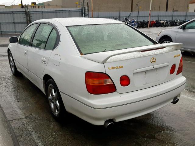 JT8BD68S2Y0104473 - 2000 LEXUS GS 300 WHITE photo 3