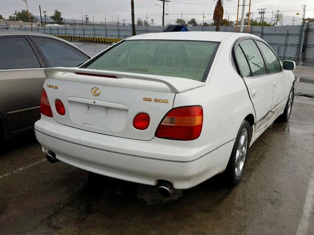 JT8BD68S2Y0104473 - 2000 LEXUS GS 300 WHITE photo 4