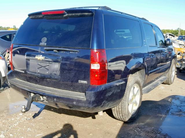 3GNFC16048G306633 - 2008 CHEVROLET SUBURBAN C BLUE photo 4