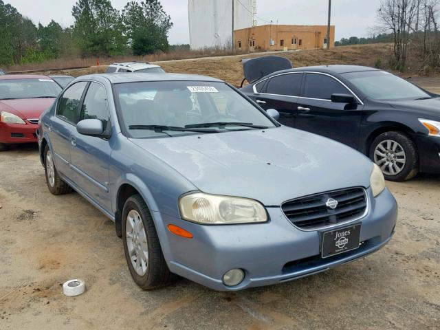 JN1CA31D1YT742773 - 2000 NISSAN MAXIMA GLE BLUE photo 1