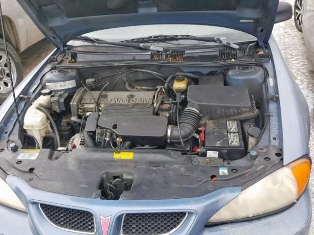 1G2NE52T9XM720321 - 1999 PONTIAC GRAND AM S 蓝色 照片 7