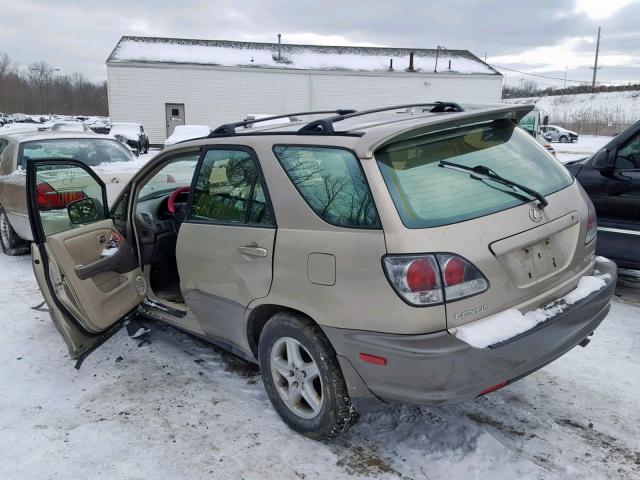 JTJHF10U420241358 - 2002 LEXUS RX 300 TAN photo 3