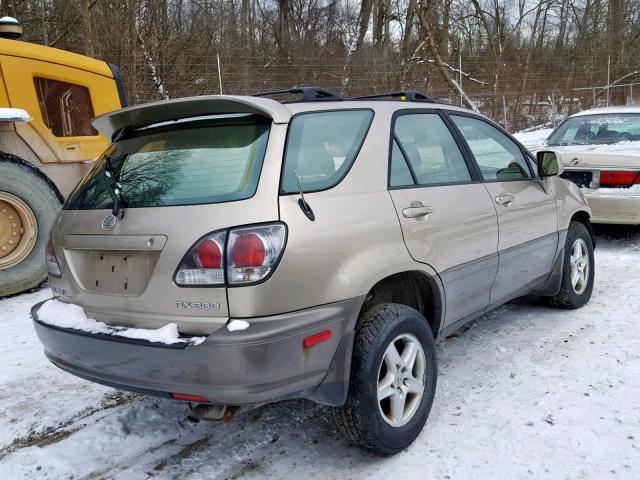 JTJHF10U420241358 - 2002 LEXUS RX 300 TAN photo 4