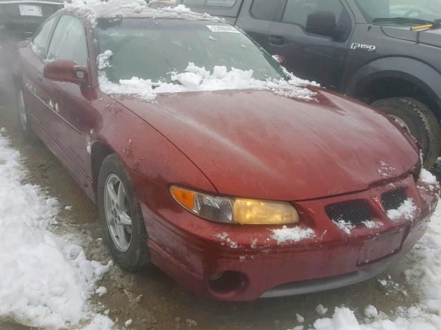 1G2WP12K42F155732 - 2002 PONTIAC GRAND PRIX MAROON photo 1
