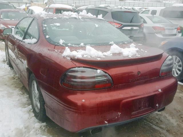 1G2WP12K42F155732 - 2002 PONTIAC GRAND PRIX MAROON photo 3