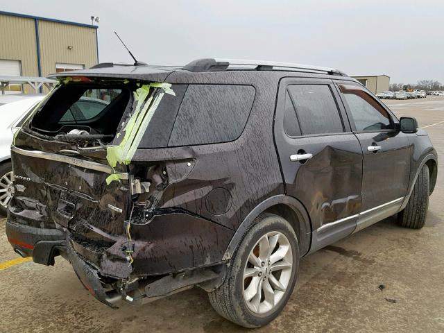 1FM5K7F82DGB33308 - 2013 FORD EXPLORER L BLACK photo 3