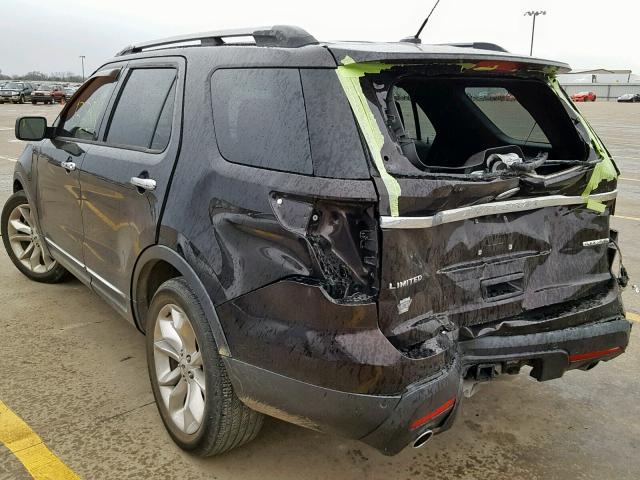 1FM5K7F82DGB33308 - 2013 FORD EXPLORER L BLACK photo 4