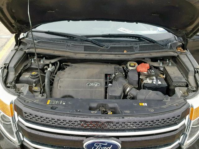 1FM5K7F82DGB33308 - 2013 FORD EXPLORER L BLACK photo 7