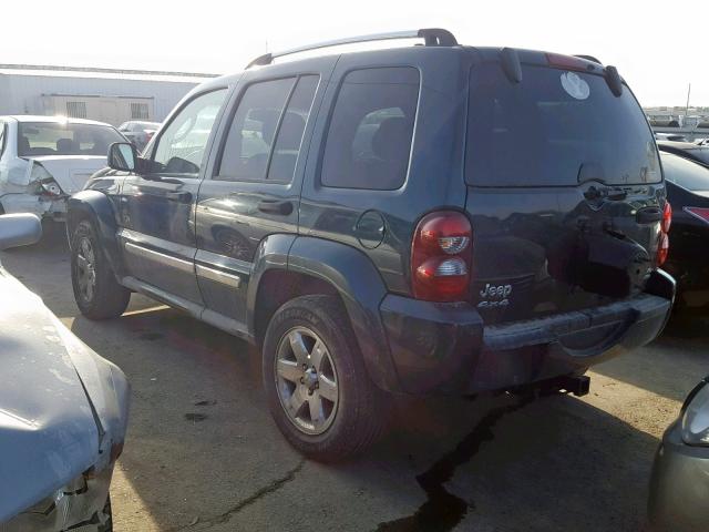 1J8GL58K75W531525 - 2005 JEEP LIBERTY LI BLUE photo 3