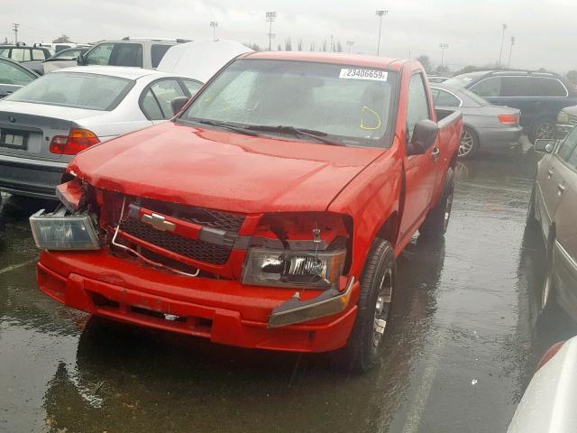 1GCCS148368174927 - 2006 CHEVROLET COLORADO RED photo 2