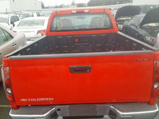 1GCCS148368174927 - 2006 CHEVROLET COLORADO RED photo 6